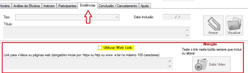 HCSGI - Programação de Treinamentos